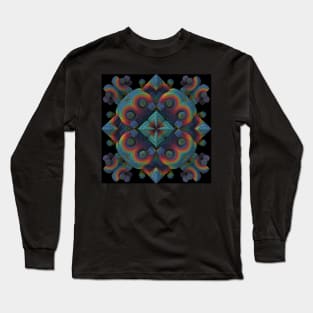 Decorative Three Dimensional Pattern Long Sleeve T-Shirt